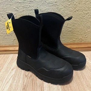 Man's Boots Carhartt Kentwood Waterproof Steel Toe Wellington Boot Size 8.5M - Picture 1 of 24