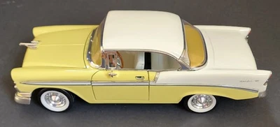 1:18 Diecast 1956 Chevy Bel Air Yellow/White *VERY RARE Hardtop Version* - Image 1 of 4