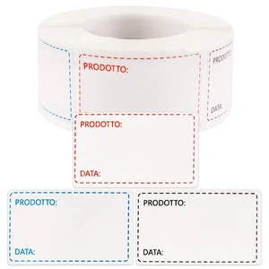 500pcs Roll Labels 3X5cm Removable Freezer Adhesives with Date Card - Picture 1 of 6