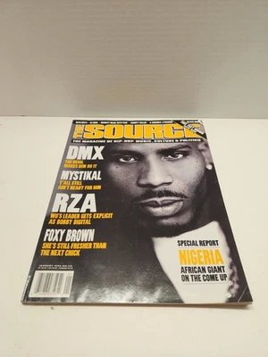 The Source Magazine January 1999  #112 DMX Busta, DJ Quik RZA Geto Boys - Image 1 of 4
