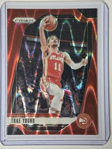 2024-25 Panini Prizm Trae Young Red Color Match 216/299 Atlanta Hawks - Picture 1 of 2