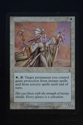 Magic The Gathering MTG DEVOTED CARETAKER Odyssey LP Lightly Played - Image 1 of 2