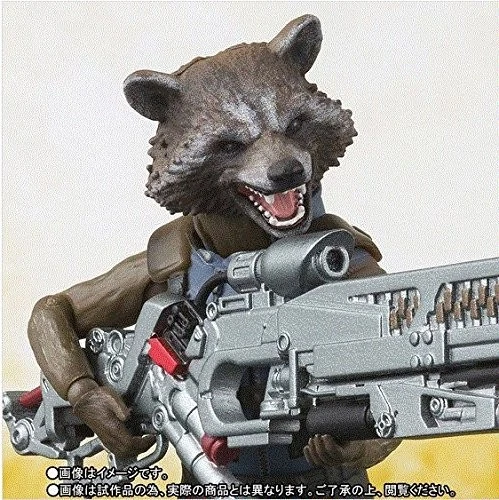 Figura de acción S.H.Figuarts Rocket Raccoon Avengers/Infinity War Bandai Japón Foto 1 de 4