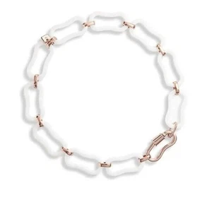 Collar carabina edición abierta para mujer en oro blanco/rosa precio de venta sugerido por el fabricante 29 USD - Imagen 1 de 1