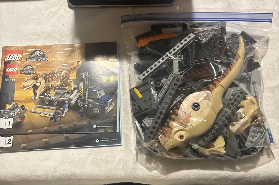 Lego Jurassic World T. Rex Transport 75933 Pre-owned - Image 1 of 1