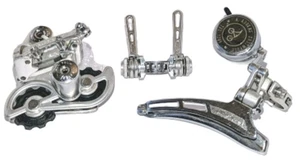 Vtg SunTour Cyclone Bicycle Derailleurs x2 & Shifters Lot Bike Parts A+ Cond!๐ฒ - Picture 1 of 24