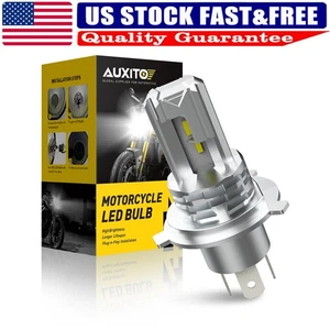 Motorcycle H4 LED Headlight Bulb Conversion Kit Hi/ Low Beam White Bright CANBus - Picture 1 of 13