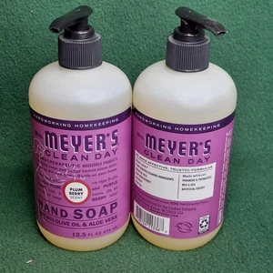 Mrs. Meyer's Clean Day Hand Soap Liquid Plum Berry 12.5 fl oz. (2 Pack) - Picture 1 of 3