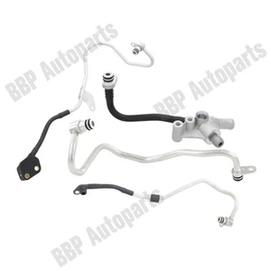 Set of 4 Turbocharger Coolant Lines for MERCEDES CLS550 E550 S550 S63 AMG SL550 - Picture 1 of 5