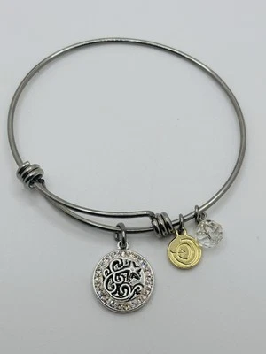Brazalete Brazalete Extensible Love This Life Acero Inoxidable Chapado en Plata $60 Nuevo Foto 1 de 4