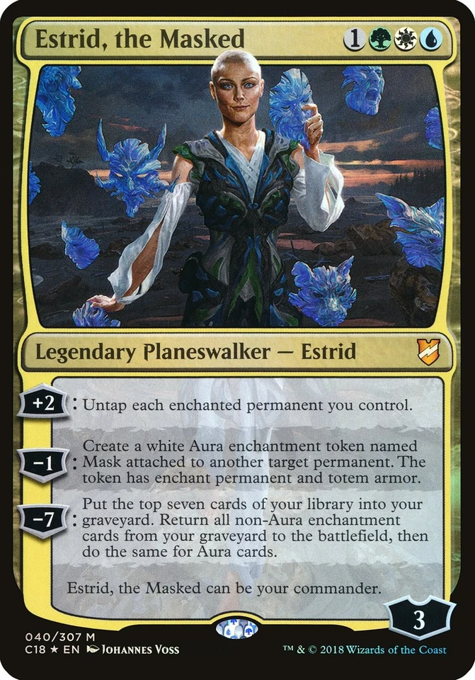 Estrid, the Masked (Oversized) Commander 2018 Oversized - Near Mint Foil - Image 1 of 1