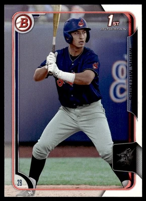 2015 Bowman Draft Picks & Prospects Mark Mathias Cleveland Indians #99 - Image 1 of 2