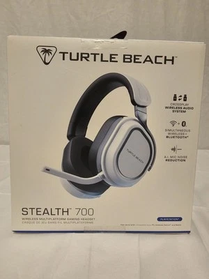 NEW Turtle Beach Stealth 700 Gaming Headphones for PlayStation - White - Gen 3 - Image 1 of 2