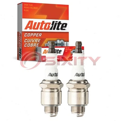 2 pc Autolite Copper Core Spark Plugs for 1940-1942 Crosley Crosley Ignition wr - Image 1 of 4