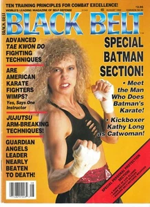 Black Belt Magazine 08/1992 Batman Catwoman Kathy Long Strong Female Fighting  - Picture 1 of 4