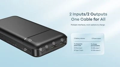 Remax Lango series power bank indicator light portable large capacity - Image 1 of 4