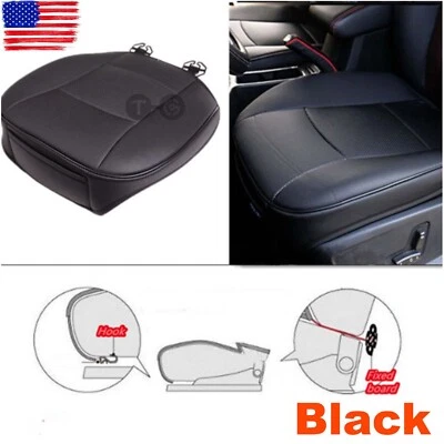 Funda de asiento delantera medio/completa envolvente silla cojín alfombrilla coche cuero PU Foto 1 de 4