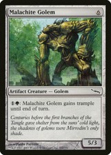 FOIL Malachite Golem | MtG Magic Mirrodin | English | Near Mint