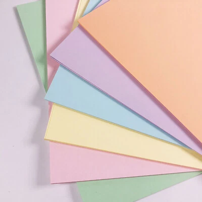 Pastel Card A4 Mixed Pastel Card 60 Sheets 160gsm 6 Shades A4 Printer Copier