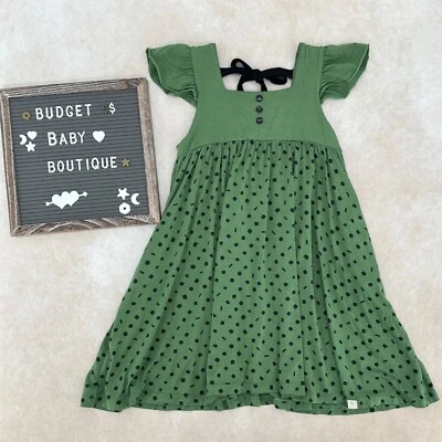 OMI JO Green/Black Knit Dress Size 8 - Image 1 of 3