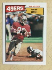 Jerry Rice San Francisco 49ers  Cards " YOU PICK "  1987 inserts foils & more