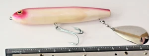 Vintage Poe's Topwater Flaptail Fishing Lure - Striper, Muskie, Steelhead - Picture 1 of 5