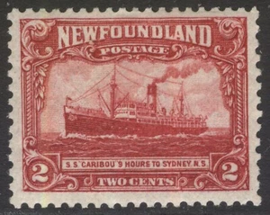 TERRANOVA 146 1928 PUBLICIDAD EDICIÓN 2c CARMÍN PROFUNDO BARCO DE VAPOR CARIBÚ EN MUY BUEN ESTADO MNH  - Imagen 1 de 2