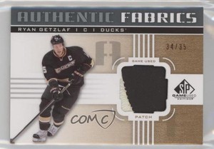 2011-12 SP Game Used Edition Authentic Fabrics /35 Ryan Getzlaf #AF-RG Patch