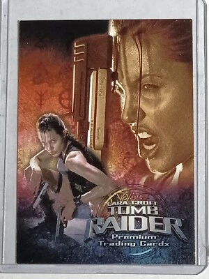 Lara Croft Tomb Raider Movie Promo Card Let the Adventure Begin! Inkworks 2001  - Image 1 of 4