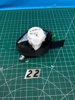Cinturón de seguridad trasero derecho pasajero Volvo XC60 2010-17 negro OEM 34024994D Foto 1 de 4