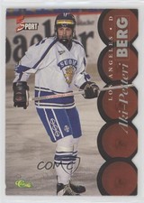 1995 Classic 5 Sport Silver Die-Cut Aki Berg #125 Rookie RC