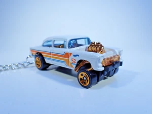 keychain '56 BEL AIR GASSER 1956 chevrolet chevy GASSER race car    key chain - Picture 1 of 4