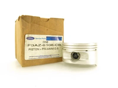 NUEVO OEM Ford Pistón y Pin F3AZ-6108-CB .50mm O/S Ford Lincoln 4.6 V8 1992-1994 Foto 1 de 4