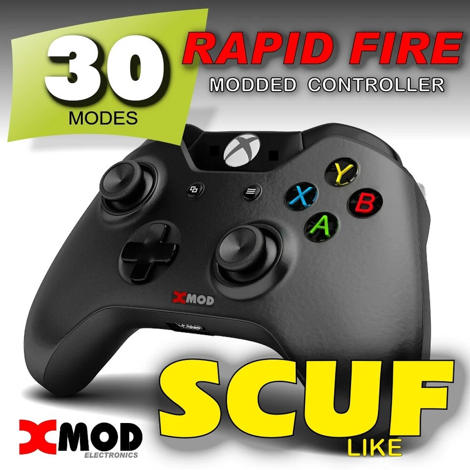 XBOX ONE S Modded Controller, SCUF Like, RAPID FIRE MOD CHIP REMAP, XMOD 30 PLUS - Image 1 of 4