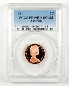 AUSTRALIA 2 C Cents 1981 PCGS PR69RD DCAM - Picture 1 of 2
