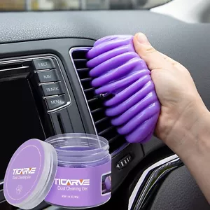 Cleaning Gel for Car Detailing, Putty Dust Cleaning Mud for Cars Slime Purple - Picture 1 of 6