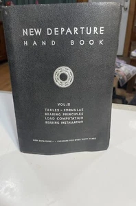 New Departure Handbook 7th Edition 1951 Dimensions, Load Ratings, Mounting Fits - Picture 1 of 15