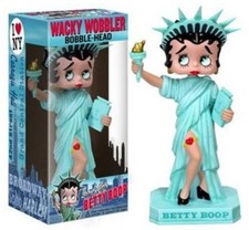  Statue of Liberty Betty Boop Action Figure Wacky Wobbler Bobble  Head  Gift Box