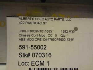 Módulo ABS para 90-92 Infiniti M30 - Imagen 1 de 1