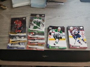 2022-23 Upper Deck Series 2 NHL Clear Cut Acetate + French Variations You Pick