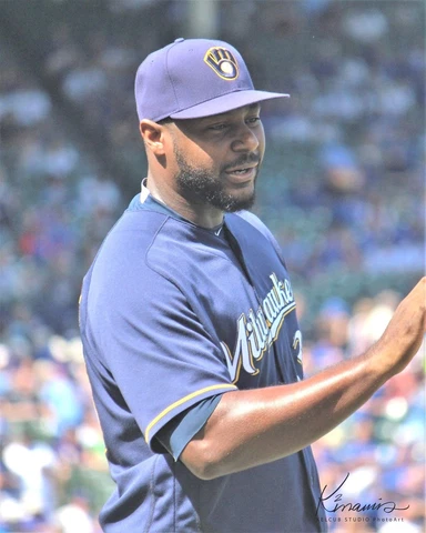 Chris Carter Milwaukee Brewers 2016 Game Orig PhotoArt Pic Var Sizes & Options Cover