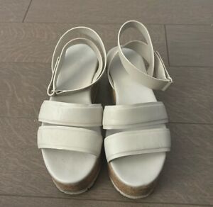 Vince white sandals size 6.5