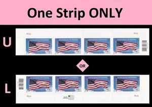 US 3508 Honoring Veterans 34c plate strip 4 P3333 MNH 2001 - Picture 1 of 1