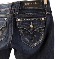 Rock Revival Celine bootcut jeans size 26 measures 28x33