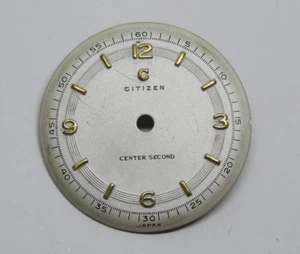 Genuine Vintage Citizen Center Second Watch Dial 1950' - Picture 1 of 6