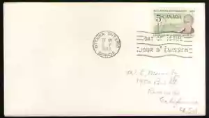 Canada. 397. 5c. Scottish Settler & Lord Selkirk. FDC. 1962 -4 - Picture 1 of 1