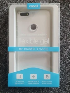 Huawei Y7 2018 Clear Flex Case - Picture 1 of 1
