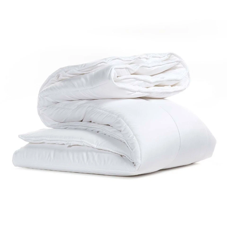 Piumone microfibra matrimoniale 2 piazze CALEFFI Bianco e Soffice poliestere