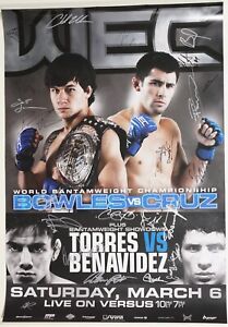 + Signed by Card WEC 47 Poster UFC SBC