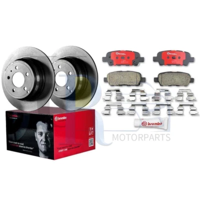 Juego de 3 pastillas de freno de disco trasero Brembo rotor de freno de disco para INFINITI EX35 2008-2010 Foto 1 de 4